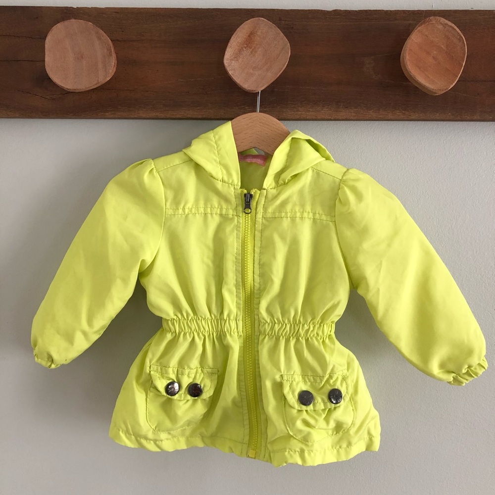 Lightweight anorak jacket for baby girl, 6-9 mos
